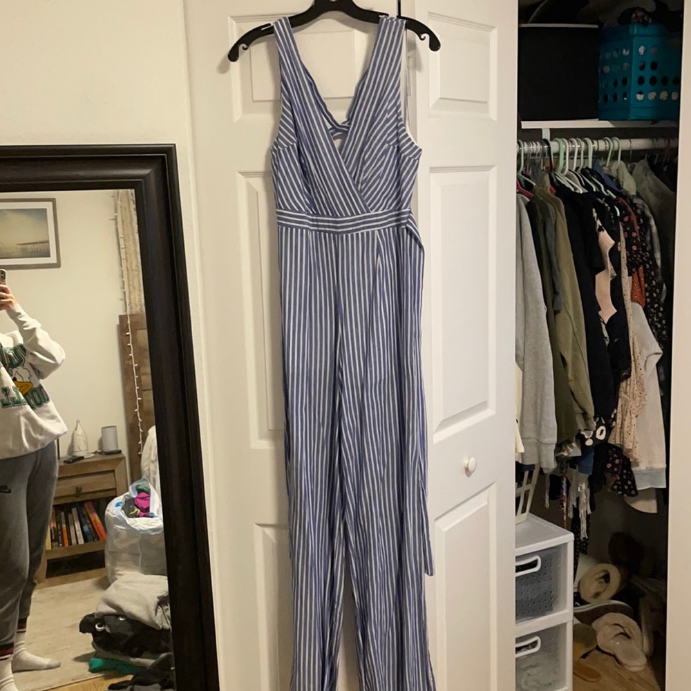 Nordstrom Striped Jumpsuit